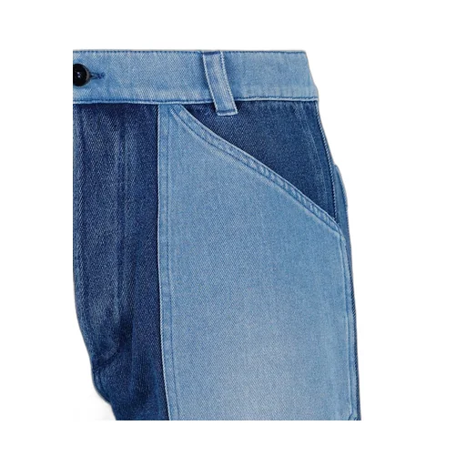 Etro Patchwork Logo-Embossed Straight-Leg Jeans