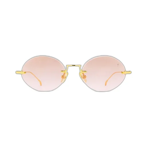 Eyepetizer Met Oval Frame Sunglasses