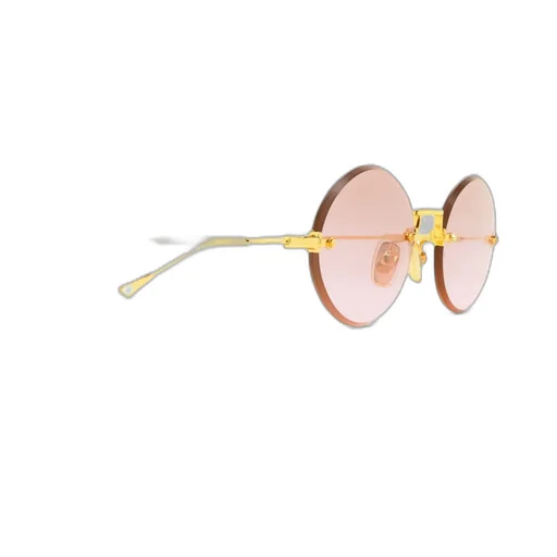 Eyepetizer Met Oval Frame Sunglasses