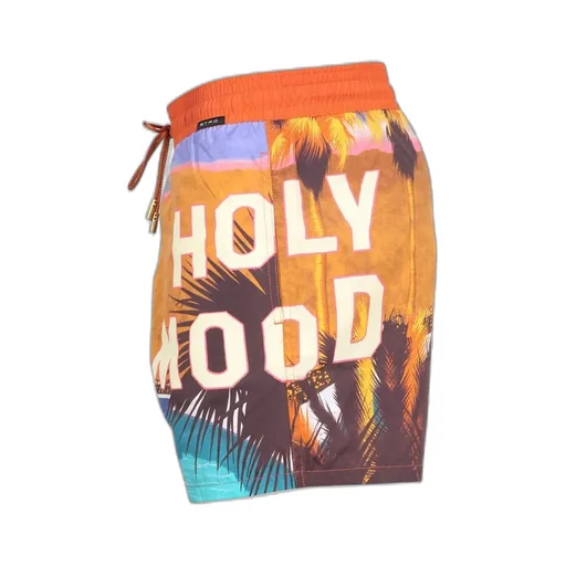 Etro Landscape Printed Drawstring Swim Shorts