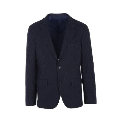 Etro Single-Breasted Logo Detailed Blazer