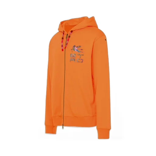 Etro Zip-Up Drawstring Hoodie