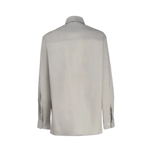 Etudes Zip-Up Curved Hem Shirt