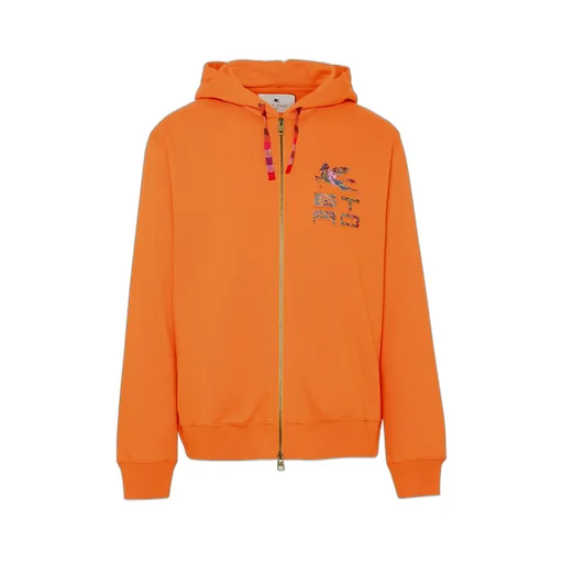 Etro Zip-Up Drawstring Hoodie