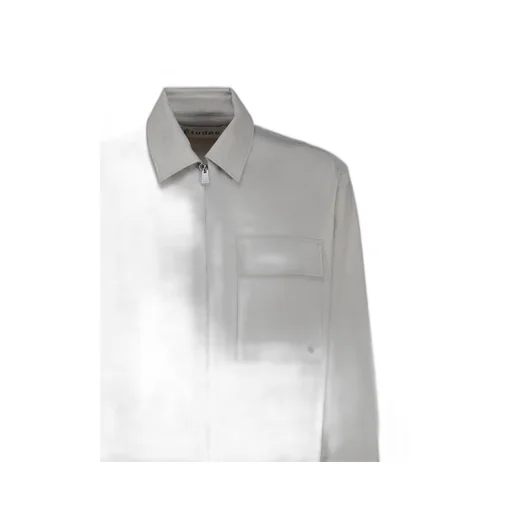 Etudes Zip-Up Curved Hem Shirt