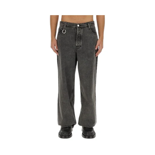 Etudes District Mid-Rise Straight Leg Jeans