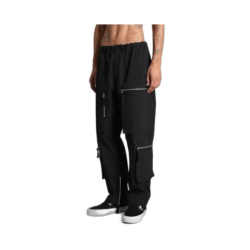 Comme Des GarÇOns Homme Zip Detailed Straight Leg Trousers