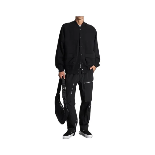 Comme Des GarÇOns Homme Zip Detailed Straight Leg Trousers