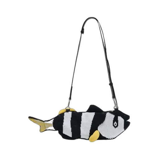 Charles Jeffrey Loverboy Fish Zipped Shoulder Bag