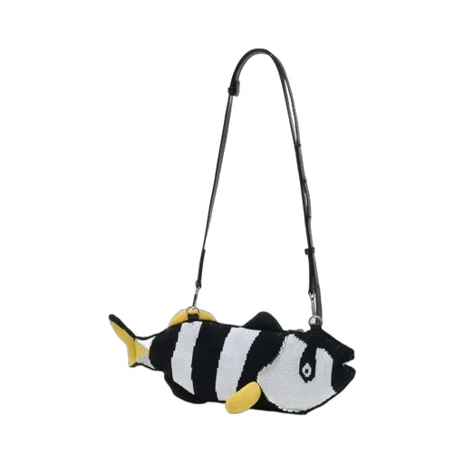 Charles Jeffrey Loverboy Fish Zipped Shoulder Bag