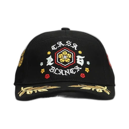 Casablanca Curved Peak Embroidered Cap