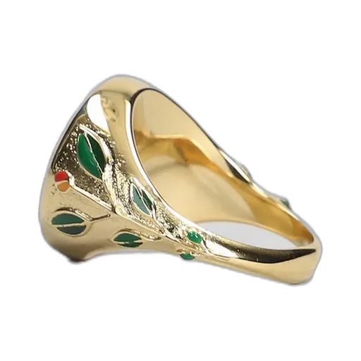Casablanca Embellished Floral Detail Ring