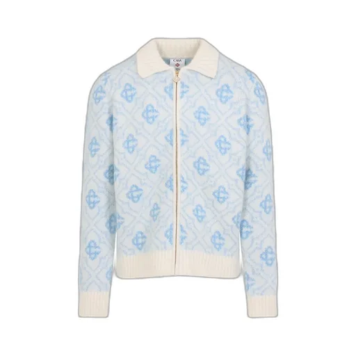 Casablanca Monogram Zipped Jumper
