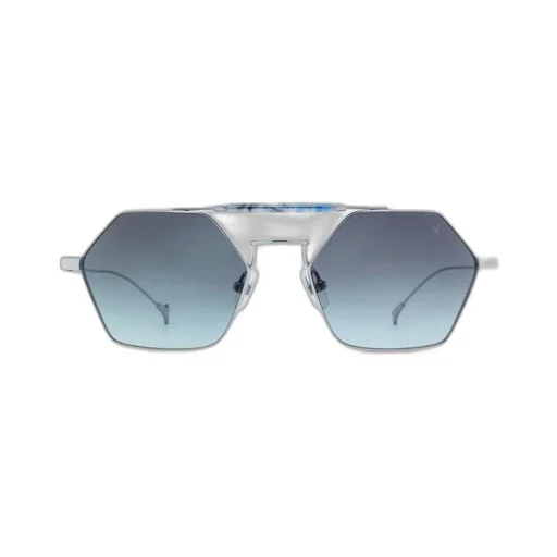 Eyepetizer Havana Pilot Frame Sunglasses