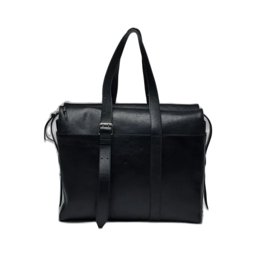 Dries Van Noten Buckle Detailed Zipped Messenger Bag