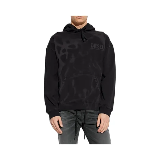 Diesel S-Boxt-Hood-V2 Logo Printed Drawstring Hoodie