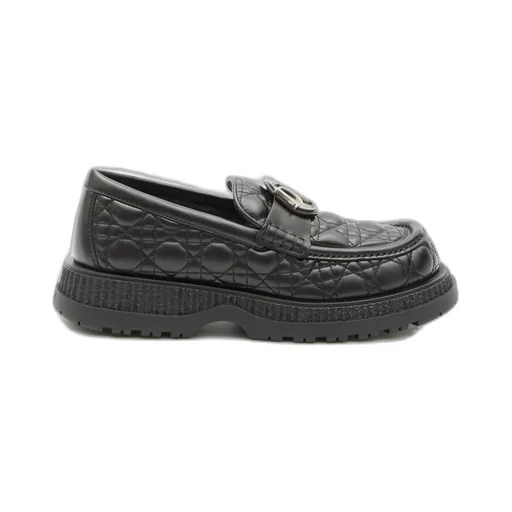 Dior Homme Logo Plaque Slip-On Buffalo Loafers