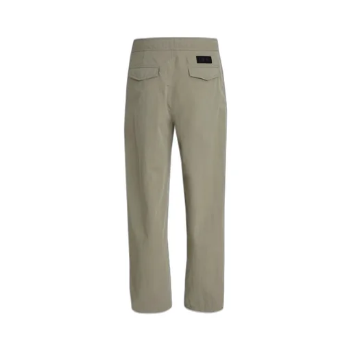 Dior Homme Logo Patch Belted-Waist Trousers