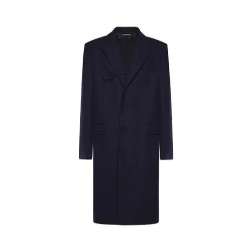 Dior Homme Buttoned Strap Long Coat
