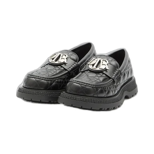 Dior Homme Logo Plaque Slip-On Buffalo Loafers