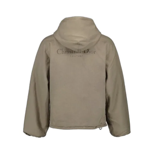 Dior Homme Logo Embroidered Zip-Up Jacket