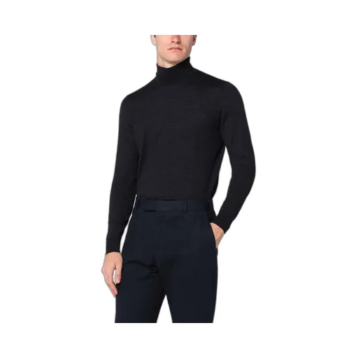 Drumohr Fitted Turtleneck Knitted Sweater