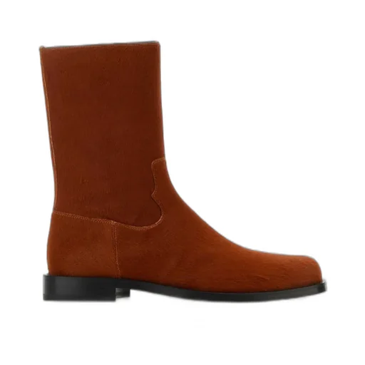 Dries Van Noten Round-Toe Slip-On Boots