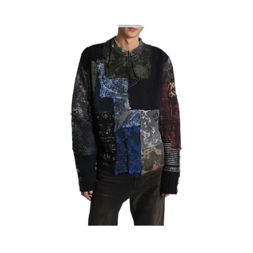 Danilo Paura Utopia Patchwork Crewneck Jumper