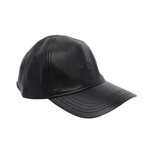 Diesel C-Heather Logo Embossed Baseball Cap