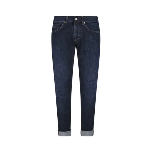 Dondup Cuffed Slim Fit Jeans
