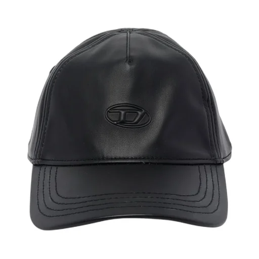 Diesel C-Heather Logo Embossed Baseball Cap