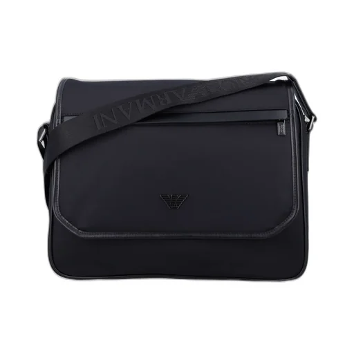 Emporio Armani Logo-Plaque Magnetic Fastened Shoulder Bag