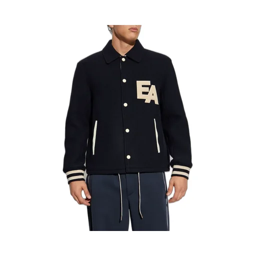 Emporio Armani Logo Patch Bomber Jacket