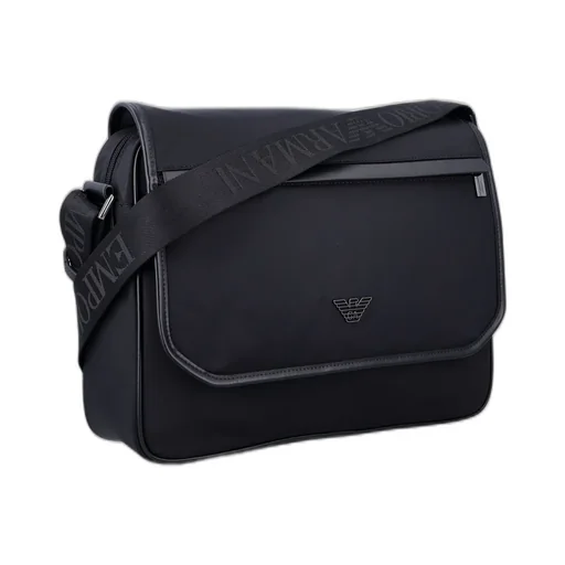 Emporio Armani Logo-Plaque Magnetic Fastened Shoulder Bag