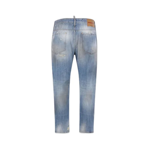Dsquared2 Light Dirty Wash Bro Distressed Jeans