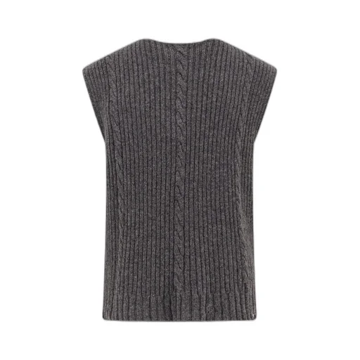 Enfants Riches DÉPrimÉS Cable Knit V-Neck Knitwear
