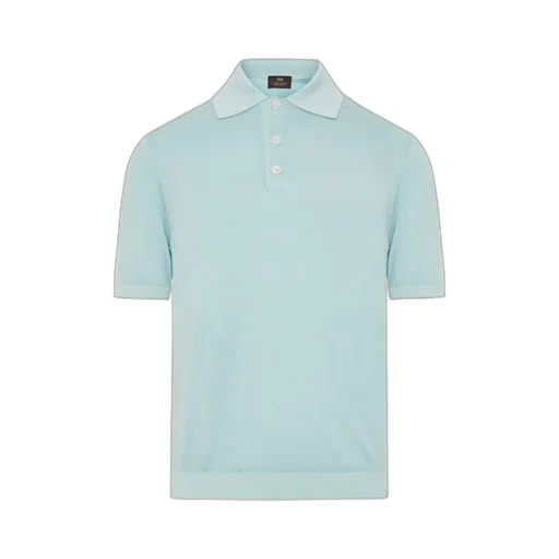 Enrico Mandelli Straight Hem Knitted Polo Shirt