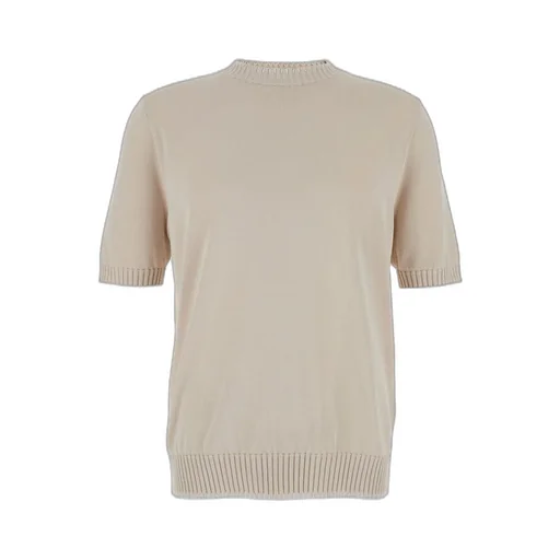 Eleventy Short Sleeve Crewneck Knitted Top