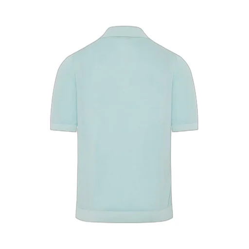 Enrico Mandelli Straight Hem Knitted Polo Shirt