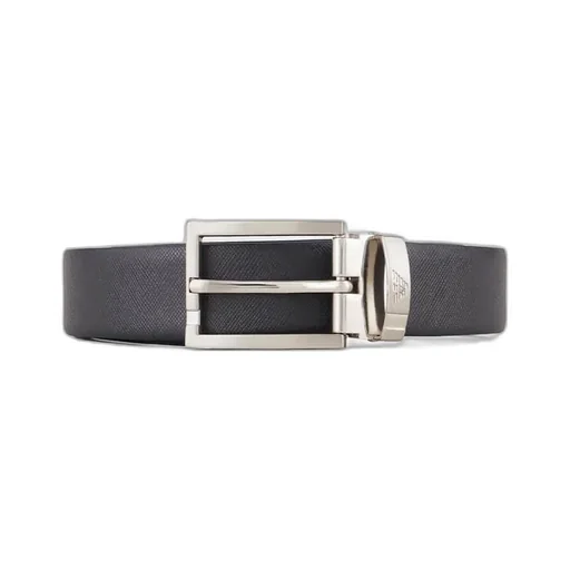 Emporio Armani Logo Engraved Buckled Belt