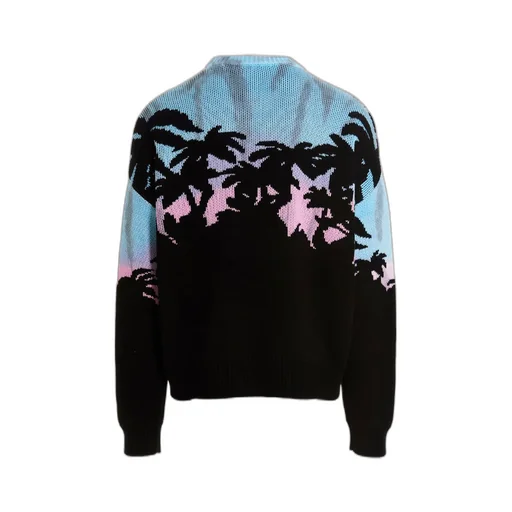 Dsquared2 Tropical Patterned-Jacquard Crewneck Jumper