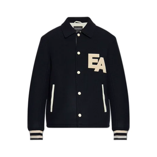 Emporio Armani Logo Patch Bomber Jacket