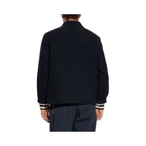Emporio Armani Logo Patch Bomber Jacket
