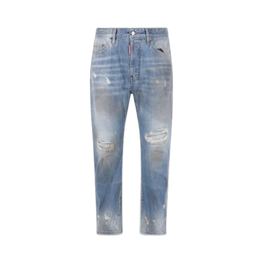 Dsquared2 Light Dirty Wash Bro Distressed Jeans