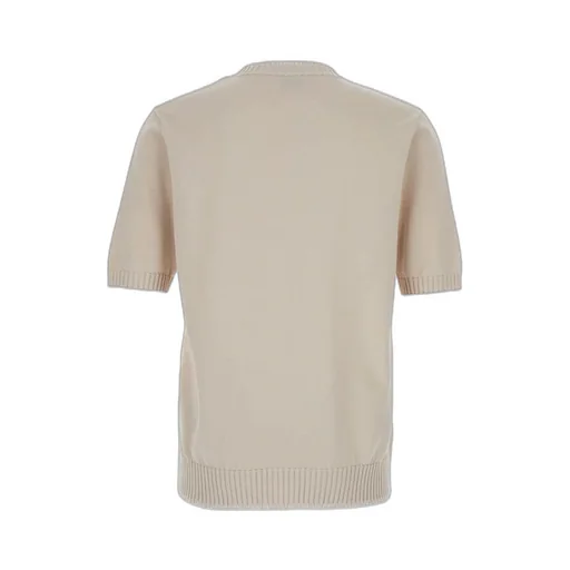 Eleventy Short Sleeve Crewneck Knitted Top