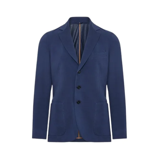 Enrico Mandelli Logo Embroidered Single-Breasted Jacket