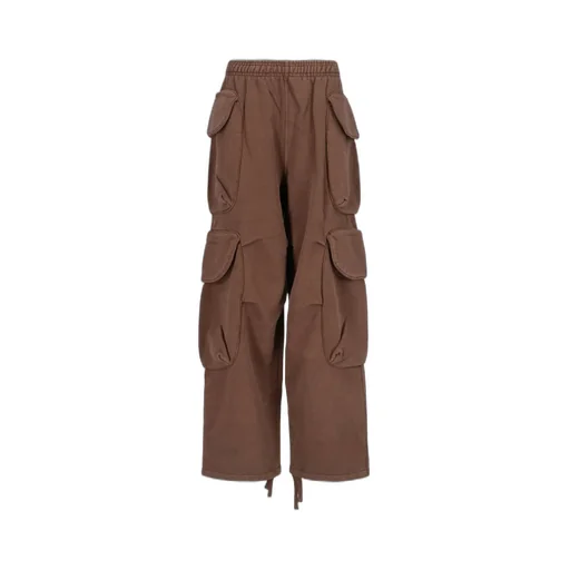 Entire Studios Wide-Leg Drawstring Cargo Trousers