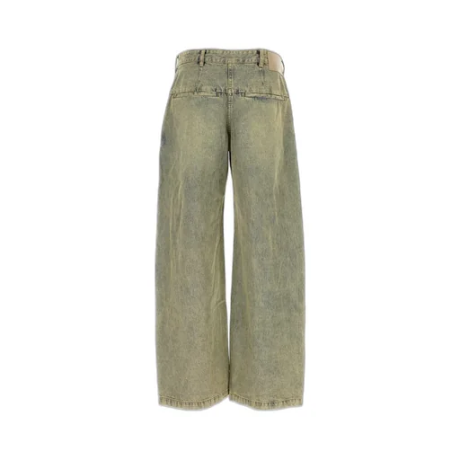 Entire Studios Logo Patch Straight-Leg Jeans