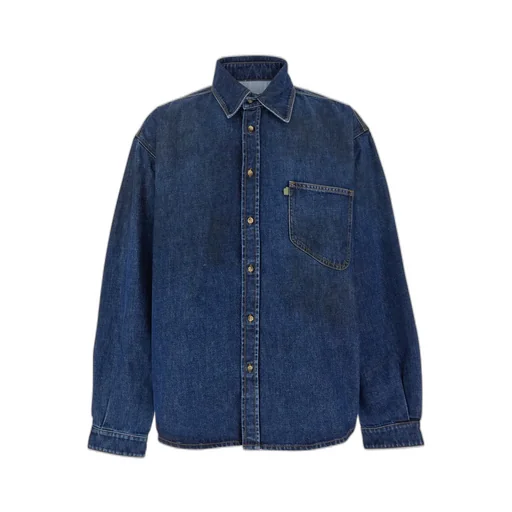 Erl Long-Sleeved Denim Shirt