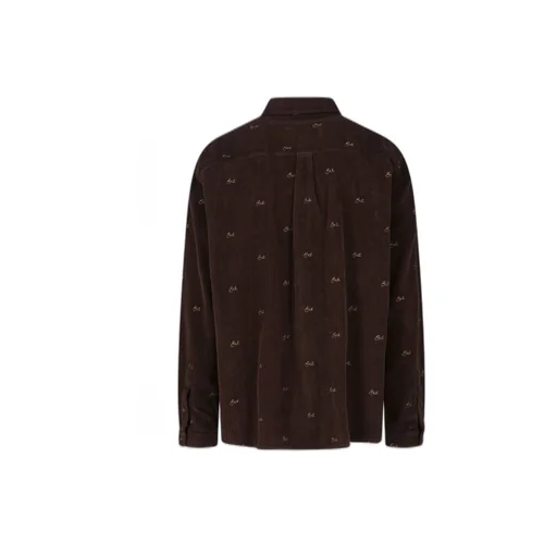 Erl Embroidered Corduroy Shirt